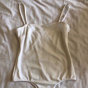 Free People Straight Neck Bodysuit M